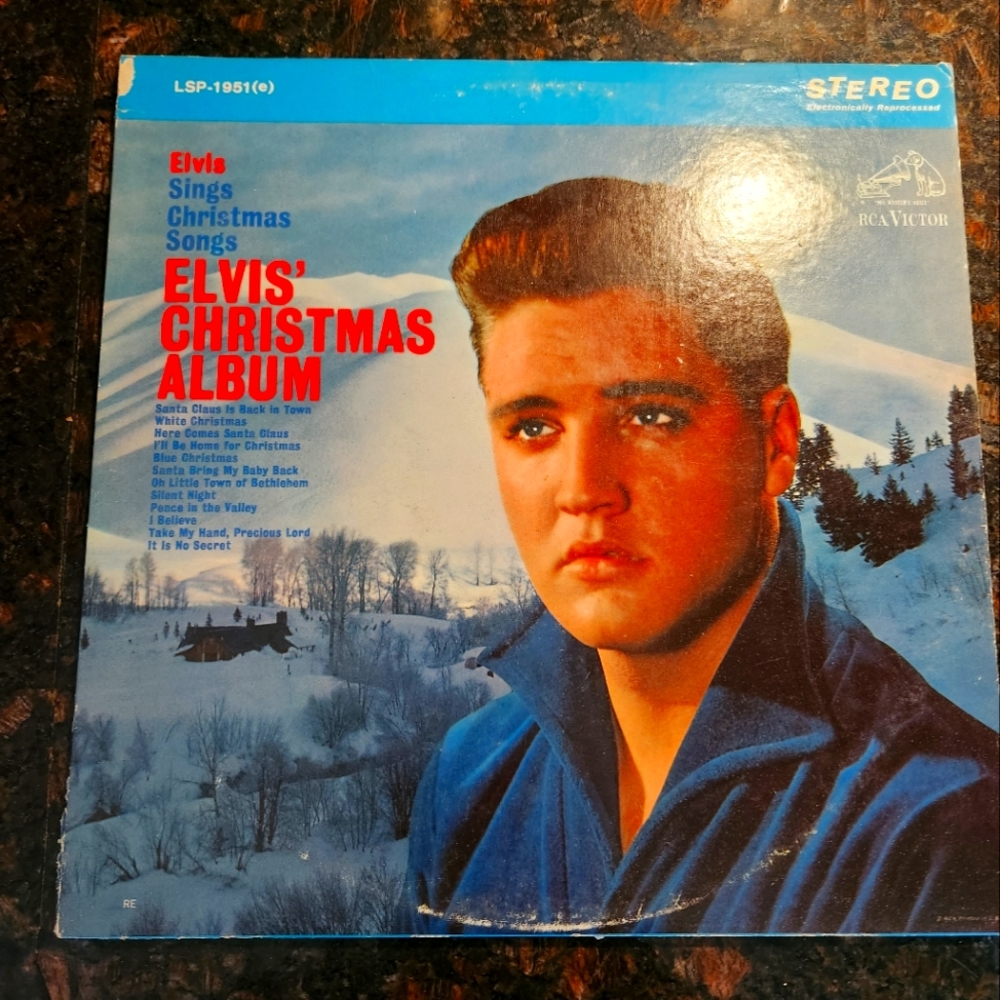 Vinyl record Elvis Christmas Alblum